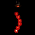 Red Hanging Spiral Lamp